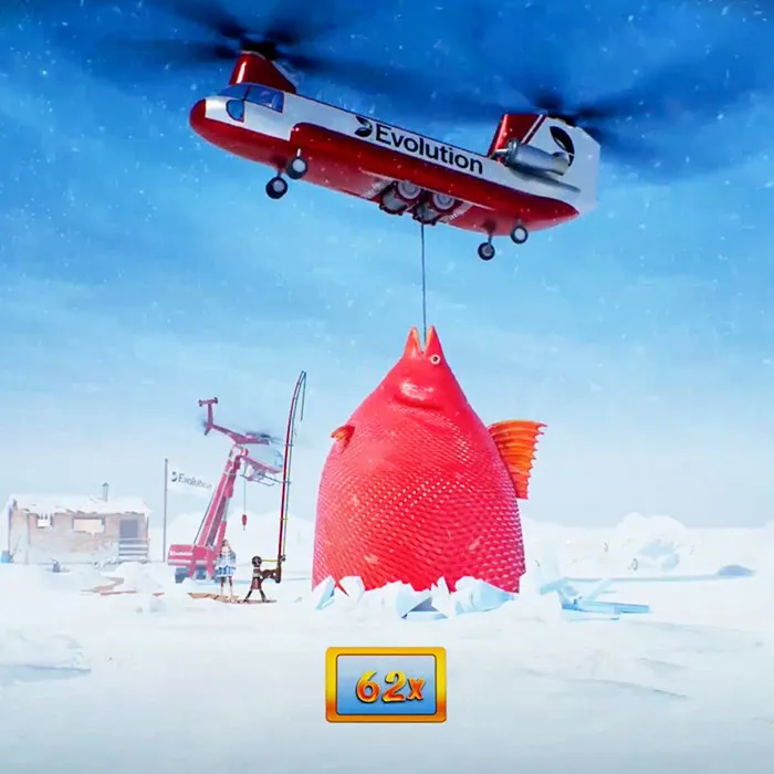 Round Bonus di Ice Fishing Round Bonus di Ice Fishing